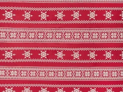 Tekstiilit<Beliani Torkkupeitto Kangas Punainen/Valkoinen 150 X 200 Cm Vantaa