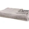 Tekstiilit<Beliani Torkkupeitto Kangas Vaaleanharmaa 200 X 220 Cm Chaab