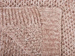 Tekstiilit<Beliani Torkkupeitto Kangas Vaaleanpunainen 150 X 200 Cm Haifa