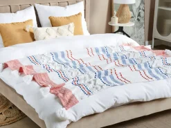 Tekstiilit<Beliani Torkkupeitto Monivarinen 130 X 150 Cm Cubuk