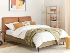 Tekstiilit<Beliani Torkkupeitto Puuvilla Oliivinvihrea 125 X 150 Cm Yarsa