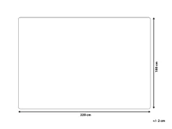 Shop Beliani Torkkupeitto Ruskea/Valkoinen 180 X 220 Cm Asdad