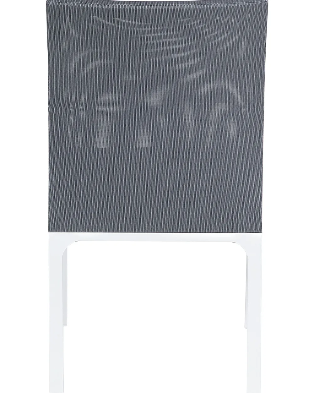 Online Beliani Tummanharmaa Alumiininen Puutarhatuoli 4 Kpl Bacoli