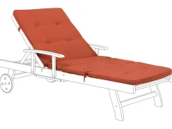 Tekstiilit<Beliani Tummanpunainen Pehmuste Lepotuoliin Toscana/Java