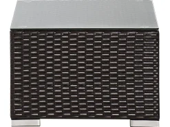 Store Beliani Tummanruskea 8-Istuttava Ulkosohvaryhma Pe-Rottingista Xxl