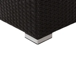 Store Beliani Tummanruskea 8-Istuttava Ulkosohvaryhma Pe-Rottingista Xxl