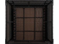 Store Beliani Tummanruskea 8-Istuttava Ulkosohvaryhma Pe-Rottingista Xxl