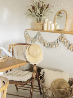 Tuolit<Beliani Tuoli Bambu Kokoontaitettava Ruskea 4 Kpl Trentor