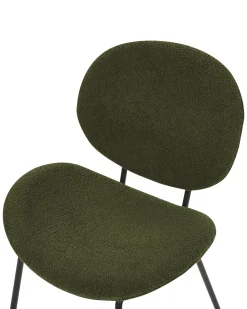 Online Beliani Tuoli Buklee Tummanvihrea 2 Kpl Luana