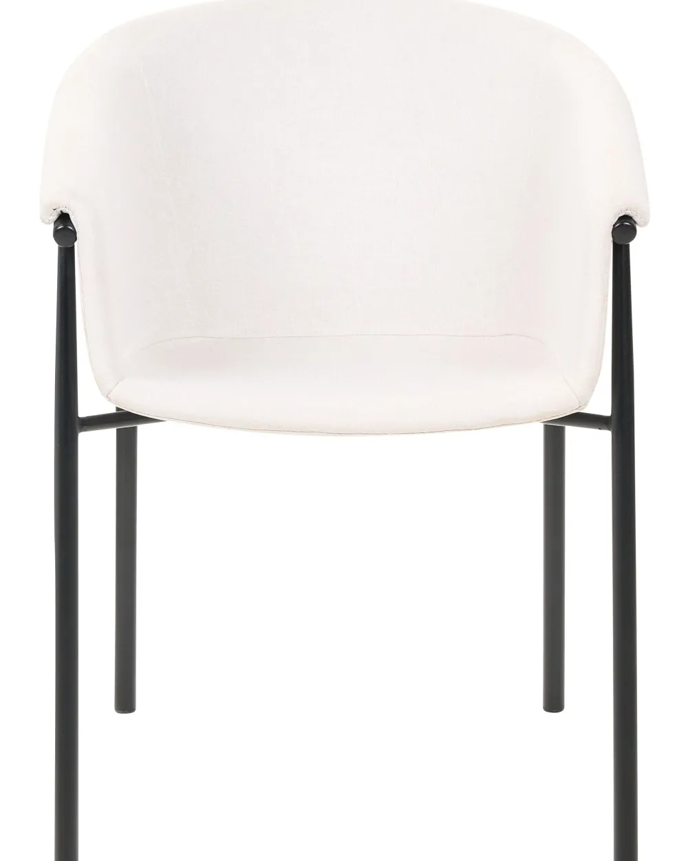 Tuolit<Beliani Tuoli Kangas Beige 2 Kpl Ames