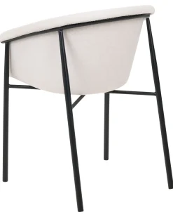 Tuolit<Beliani Tuoli Kangas Beige 2 Kpl Ames