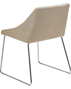 Cheap Beliani Tuoli Kangas Beige 2 Kpl Arcata