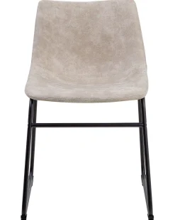 New Beliani Tuoli Kangas Beige 2 Kpl Batavia