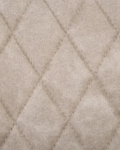 New Beliani Tuoli Kangas Beige 2 Kpl Lisle