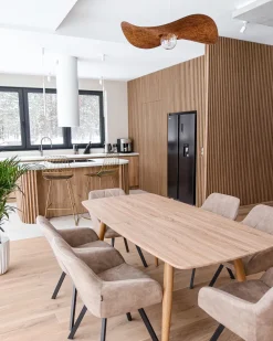 Tuolit<Beliani Tuoli Kangas Beige 2 Kpl Monee