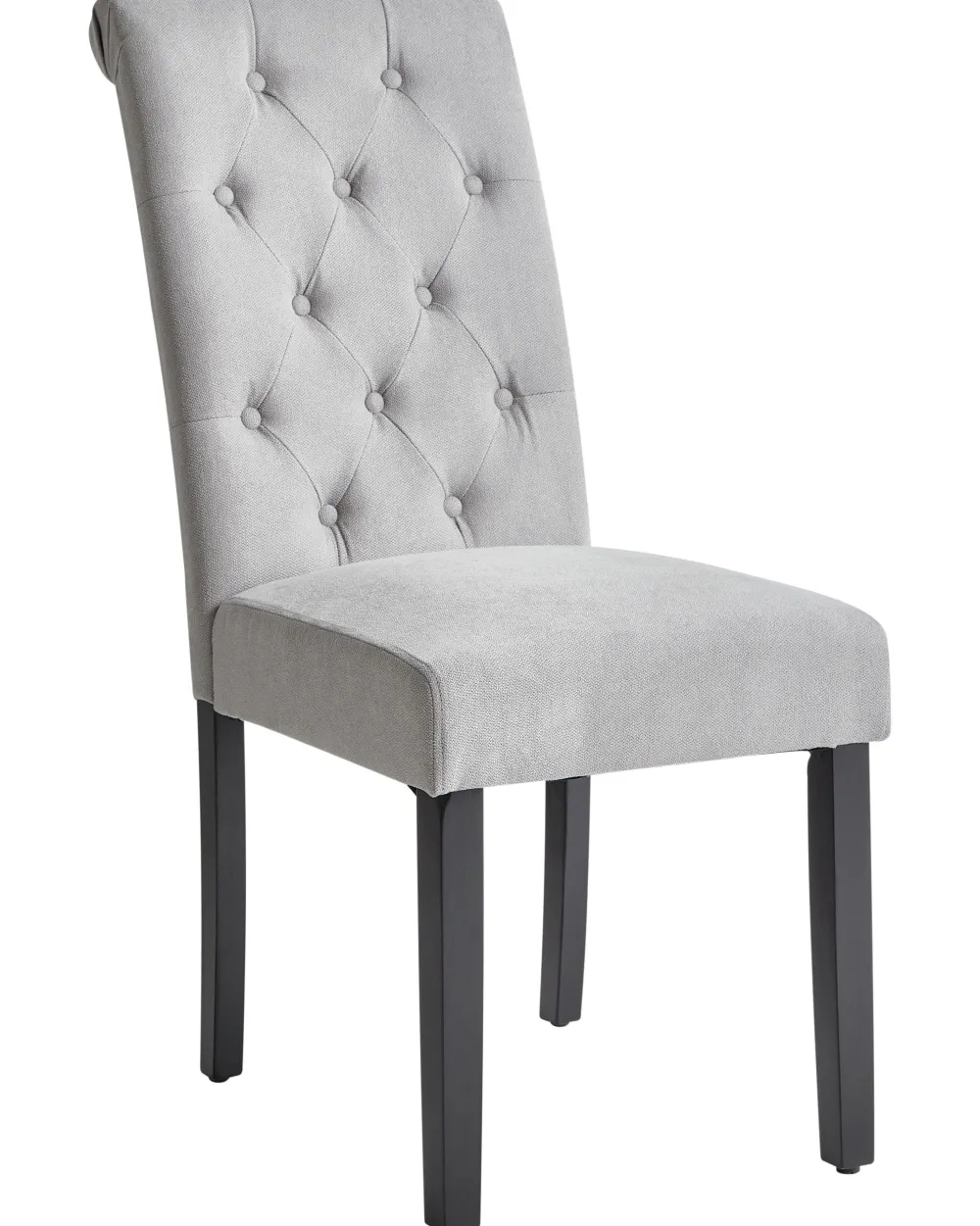 Flash Sale Beliani Tuoli Kangas Harmaa 2 Kpl Velva