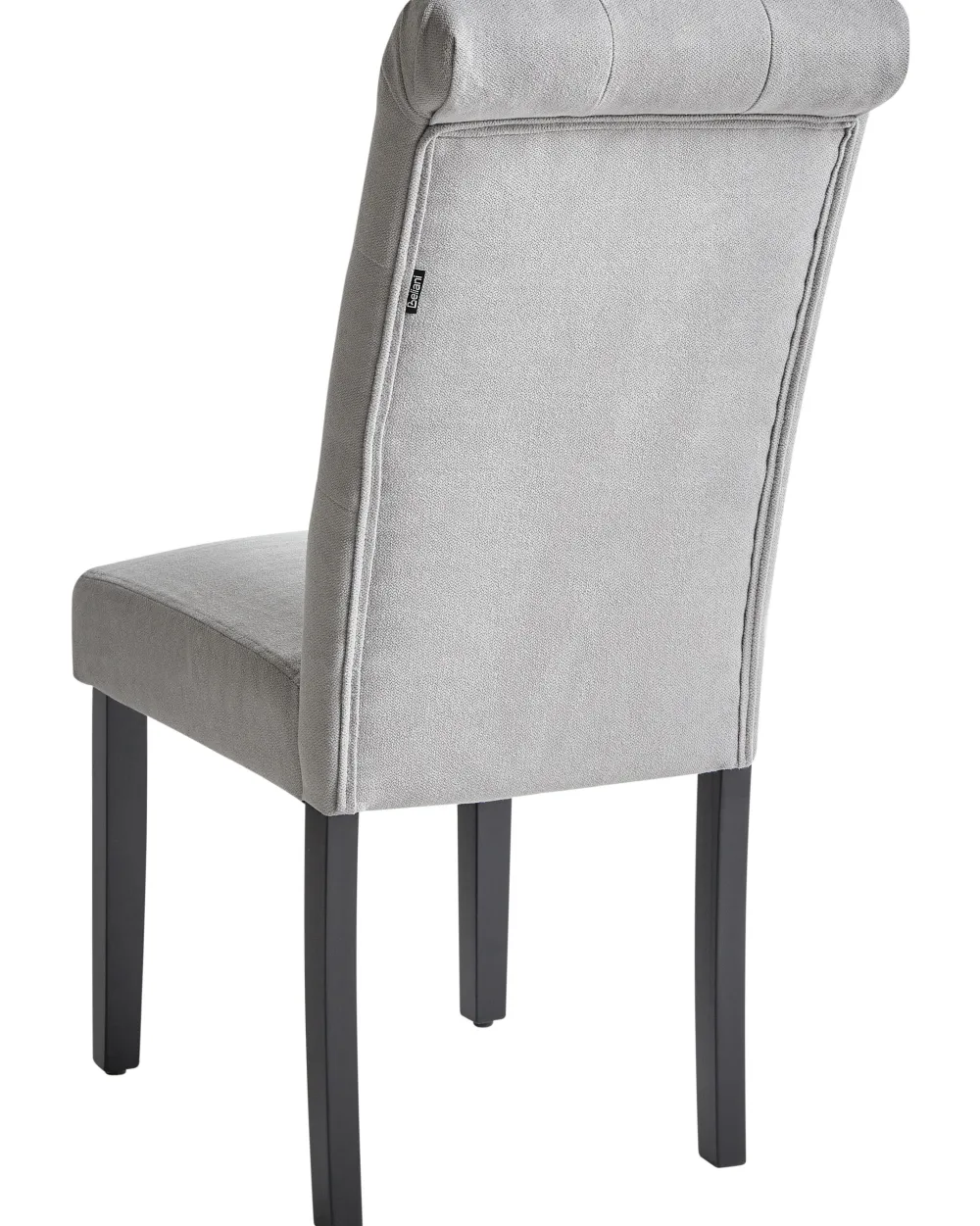 Flash Sale Beliani Tuoli Kangas Harmaa 2 Kpl Velva