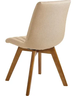 Tuolit<Beliani Tuoli Kangas Hiekanruskea 2 Kpl Calgary