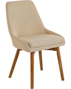 Tuolit<Beliani Tuoli Kangas Hiekanruskea 2 Kpl Melfort