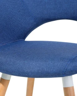 Store Beliani Tuoli Kangas Laivastonsininen 2 Kpl Roslyn