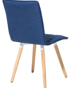 Best Beliani Tuoli Kangas Laivastonsininen 2 Kpl Brooklyn