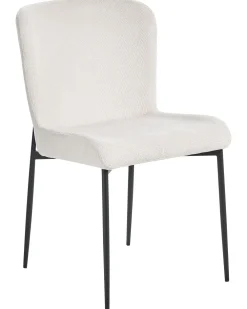 Tuolit<Beliani Tuoli Kangas Luonnonvalkoinen 2 Kpl Ada