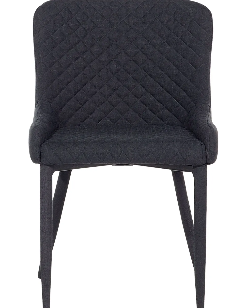 Tuolit<Beliani Tuoli Kangas Musta 2 Kpl Solano