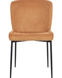 Shop Beliani Tuoli Kangas Oranssi 2 Kpl Ada