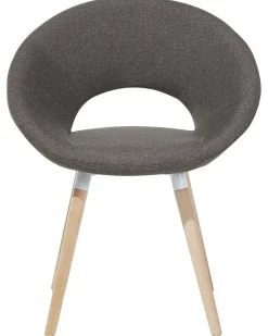 Tuolit<Beliani Tuoli Kangas Ruskeanharmaa 2 Kpl Roslyn