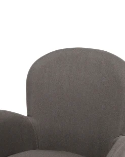 Cheap Beliani Tuoli Kangas Ruskeanharmaa 2 Kpl Brookville