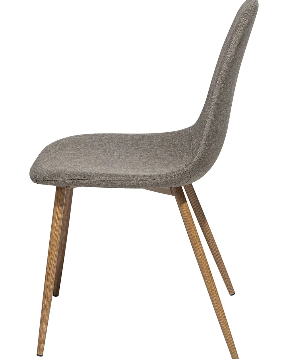 Tuolit<Beliani Tuoli Kangas Ruskeanharmaa 2 Kpl Bruce