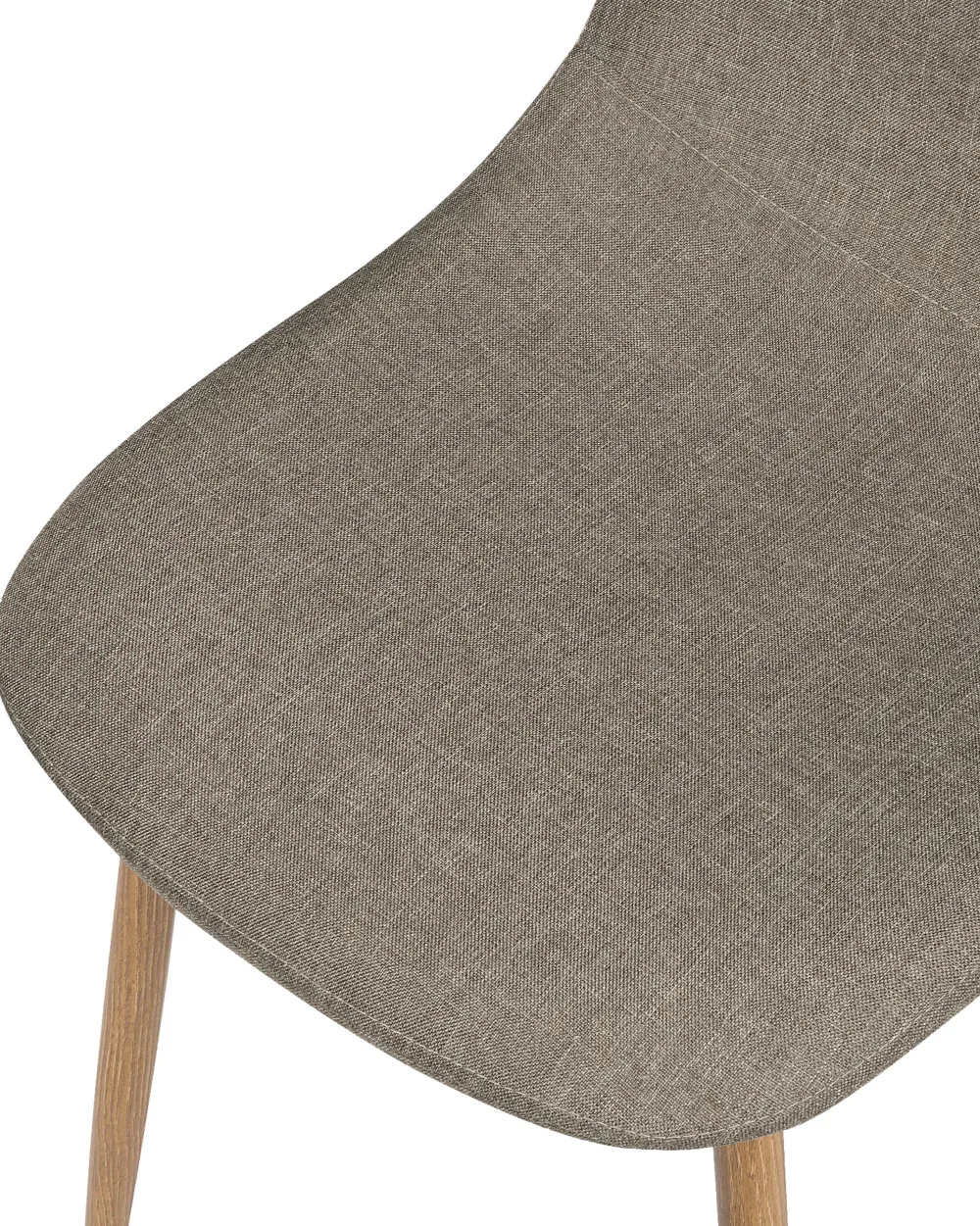 Tuolit<Beliani Tuoli Kangas Ruskeanharmaa 2 Kpl Bruce