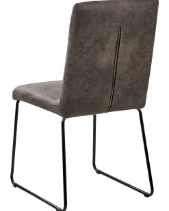 Tuolit<Beliani Tuoli Kangas Tummanharmaa 2 Kpl Nevada