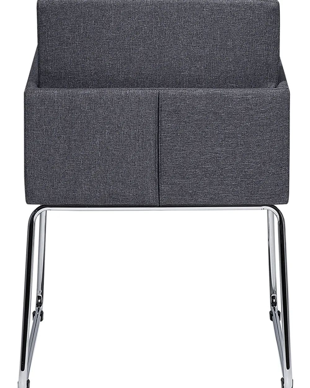 Clearance Beliani Tuoli Kangas Tummanharmaa 2 Kpl Gomez