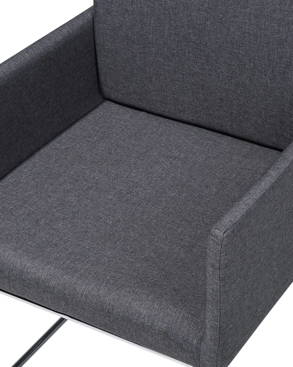 Clearance Beliani Tuoli Kangas Tummanharmaa 2 Kpl Gomez