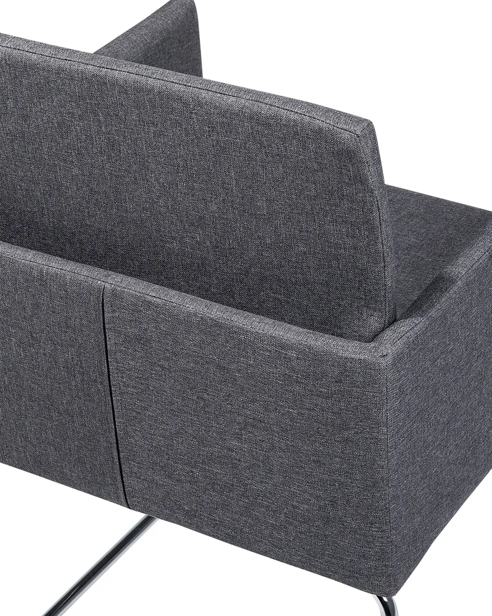 Clearance Beliani Tuoli Kangas Tummanharmaa 2 Kpl Gomez