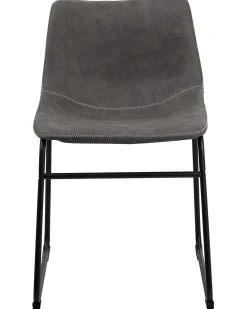 Tuolit<Beliani Tuoli Kangas Tummanharmaa 2 Kpl Batavia