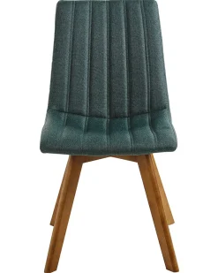 Flash Sale Beliani Tuoli Kangas Tummanvihrea 2 Kpl Calgary