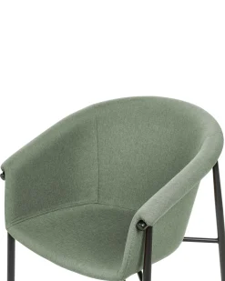 Hot Beliani Tuoli Kangas Tummanvihrea 2 Kpl Ames