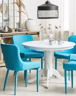 Flash Sale Beliani Tuoli Kangas Turkoosi 2 Kpl Solano