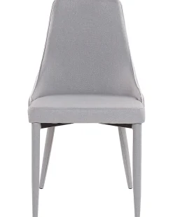 Tuolit<Beliani Tuoli Kangas Vaaleanharmaa 2 Kpl Camino