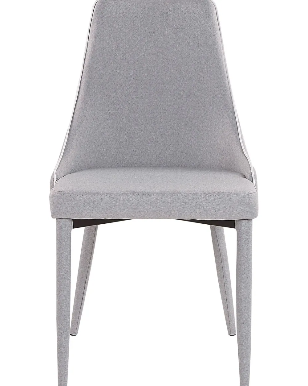 Tuolit<Beliani Tuoli Kangas Vaaleanharmaa 2 Kpl Camino