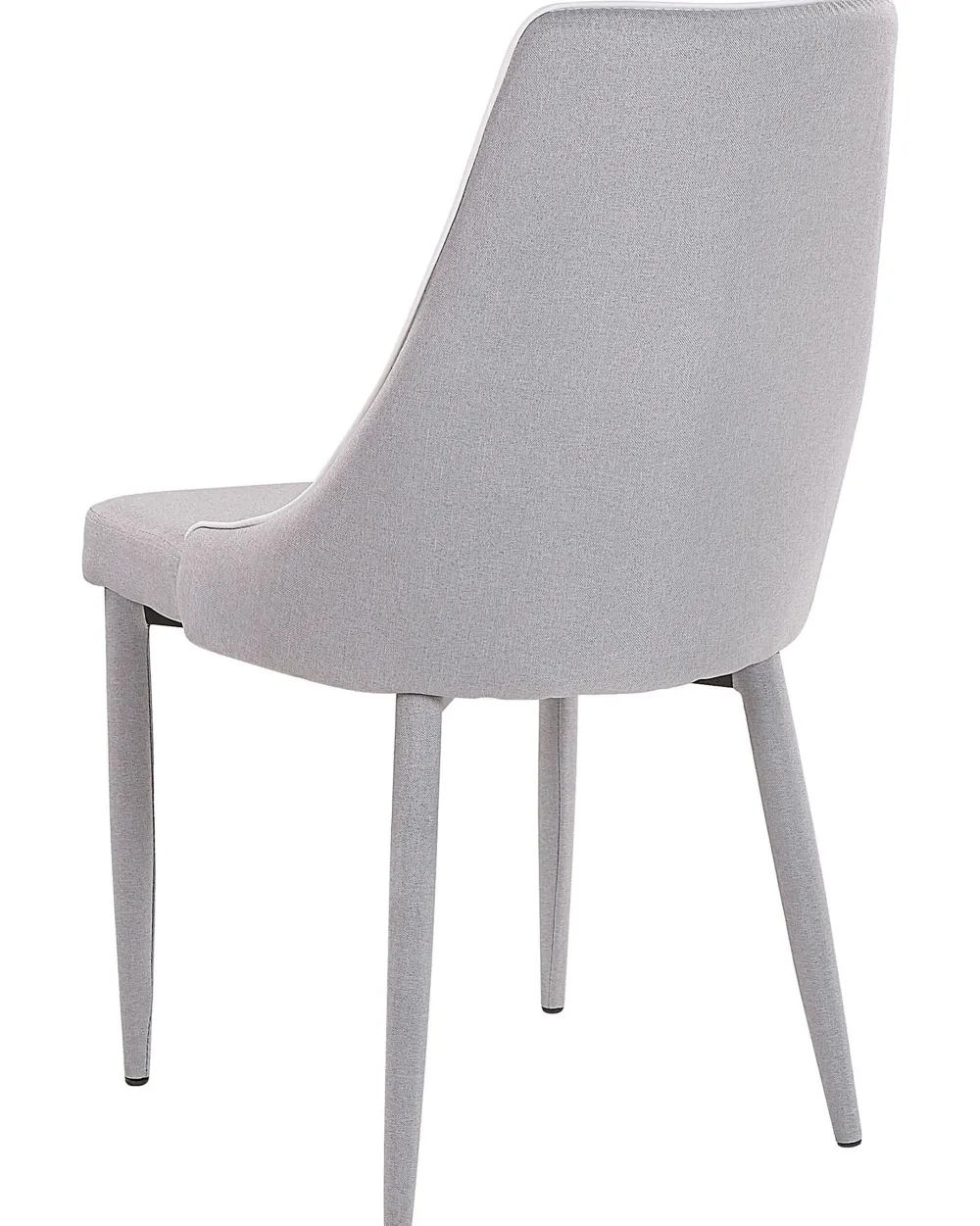 Tuolit<Beliani Tuoli Kangas Vaaleanharmaa 2 Kpl Camino