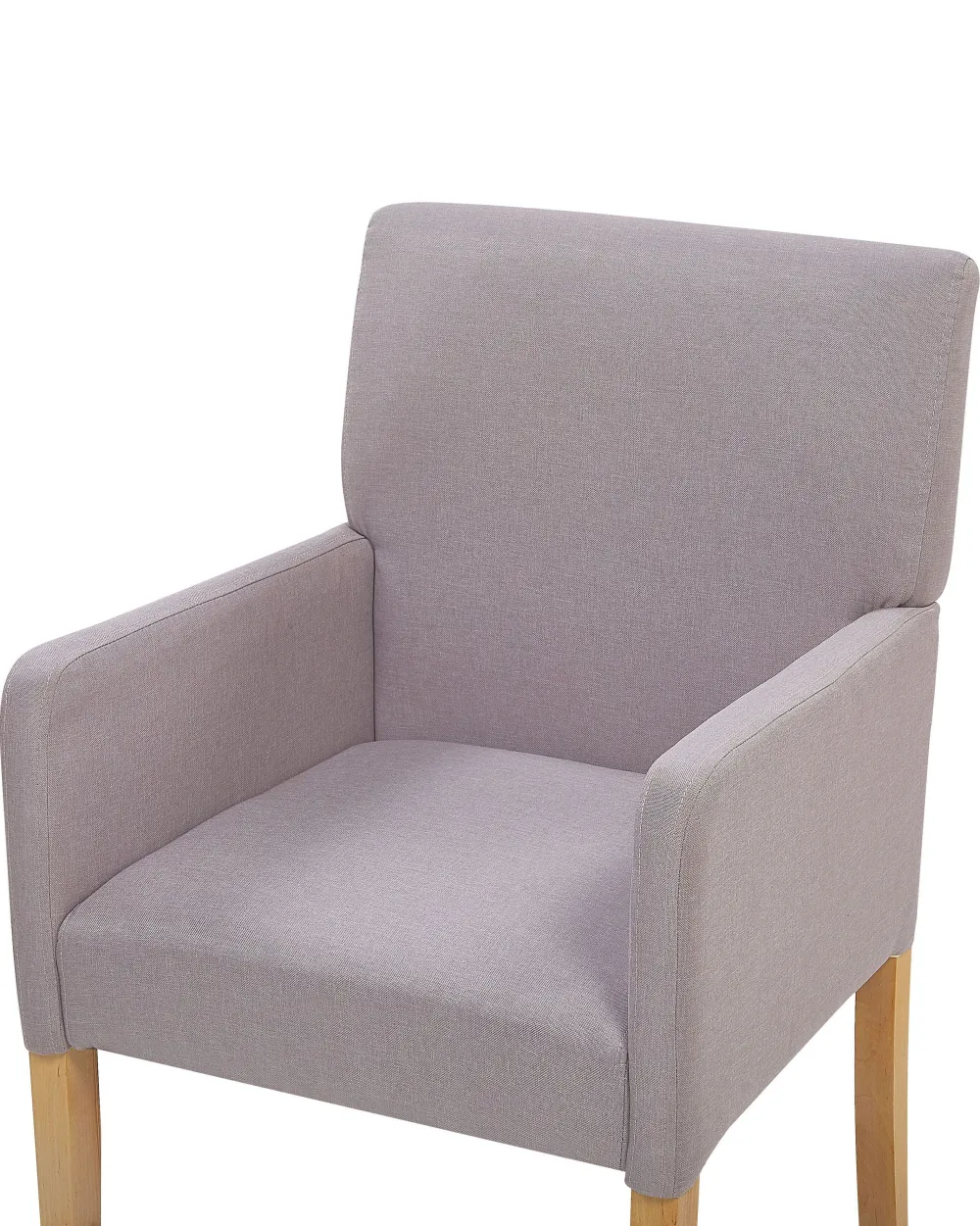 Tuolit<Beliani Tuoli Kangas Vaaleanharmaa Rockefeller