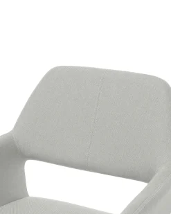 Sale Beliani Tuoli Kangas Vaaleanharmaa 2 Kpl Chicago