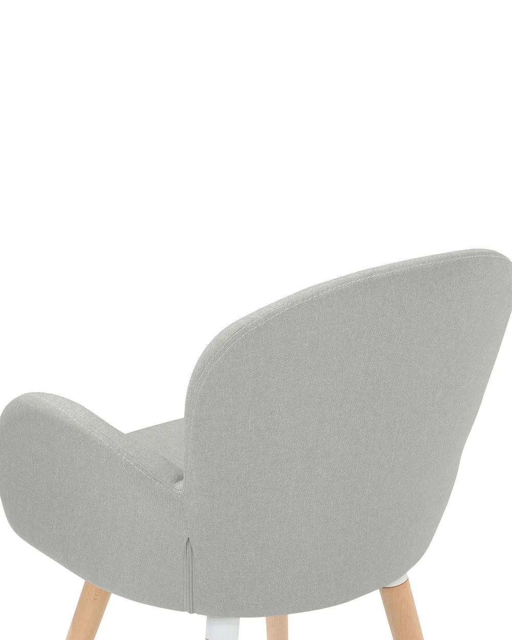 Tuolit<Beliani Tuoli Kangas Vaaleanharmaa 2 Kpl Brookville