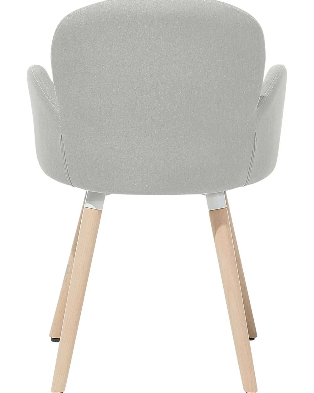 Tuolit<Beliani Tuoli Kangas Vaaleanharmaa 2 Kpl Brookville