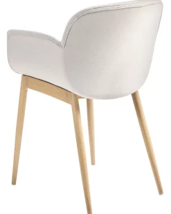 Tuolit<Beliani Tuoli Kangas Vaaleanharmaa 2 Kpl Alice