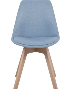 Cheap Beliani Tuoli Kangas Vaaleansininen 2 Kpl Dakota Ii