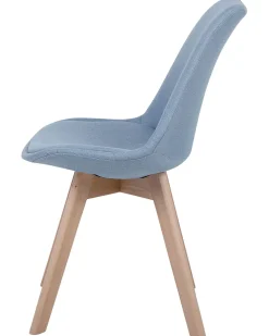 Cheap Beliani Tuoli Kangas Vaaleansininen 2 Kpl Dakota Ii